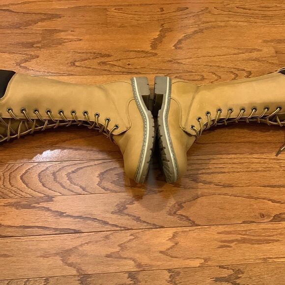 Forever Lace up 6.5 knee boots - Picture 5 of 12